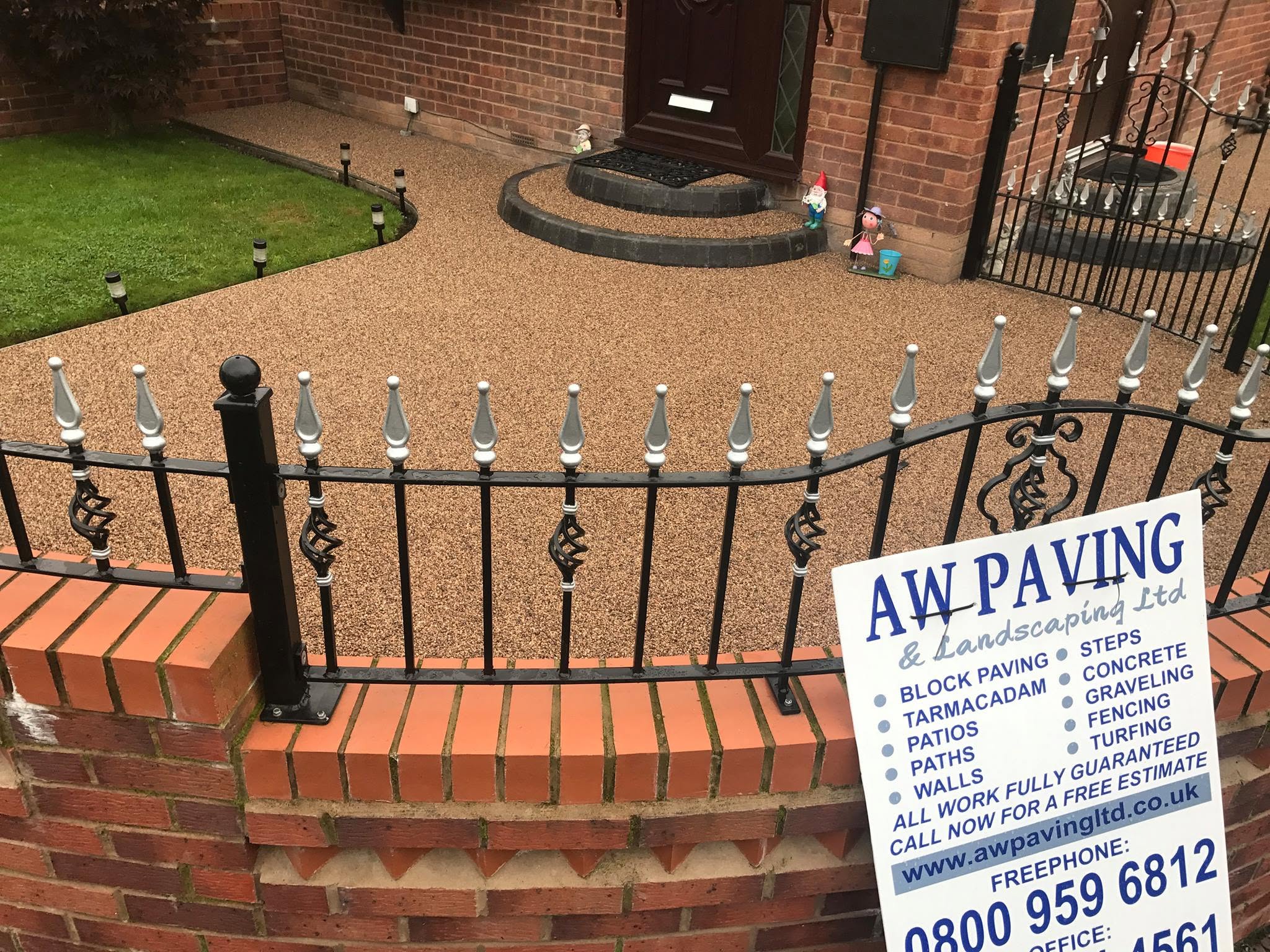 Garden walls in Altrincham